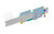 Sous ensemble poutre palière ECOSIL 2VOL Gauche avec verrouillage universel - PL 800 - Façade complète - Longueur rail 1490mm 
