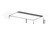 Kit de fixation toit de cabine - 2 rails en C 
