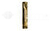 Poign&eacute;e aileron pour porte battante standard - Finition aluminium chrom&eacute; dor&eacute; 
